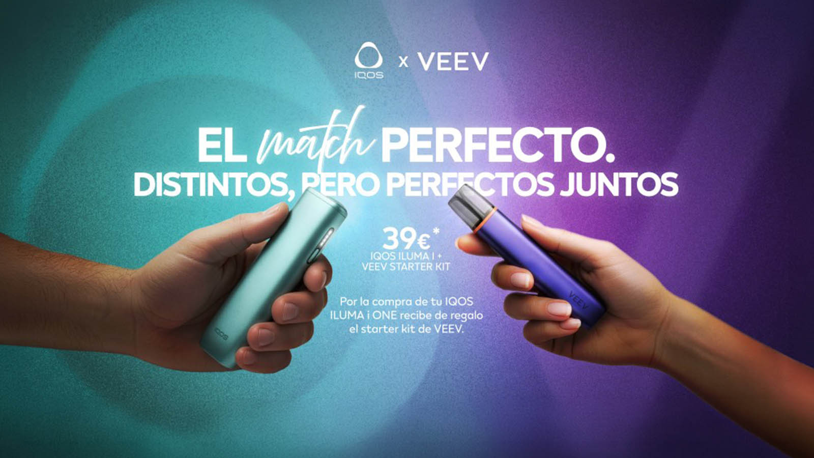 Gráfica de It's a Match para IQOS y VEEV